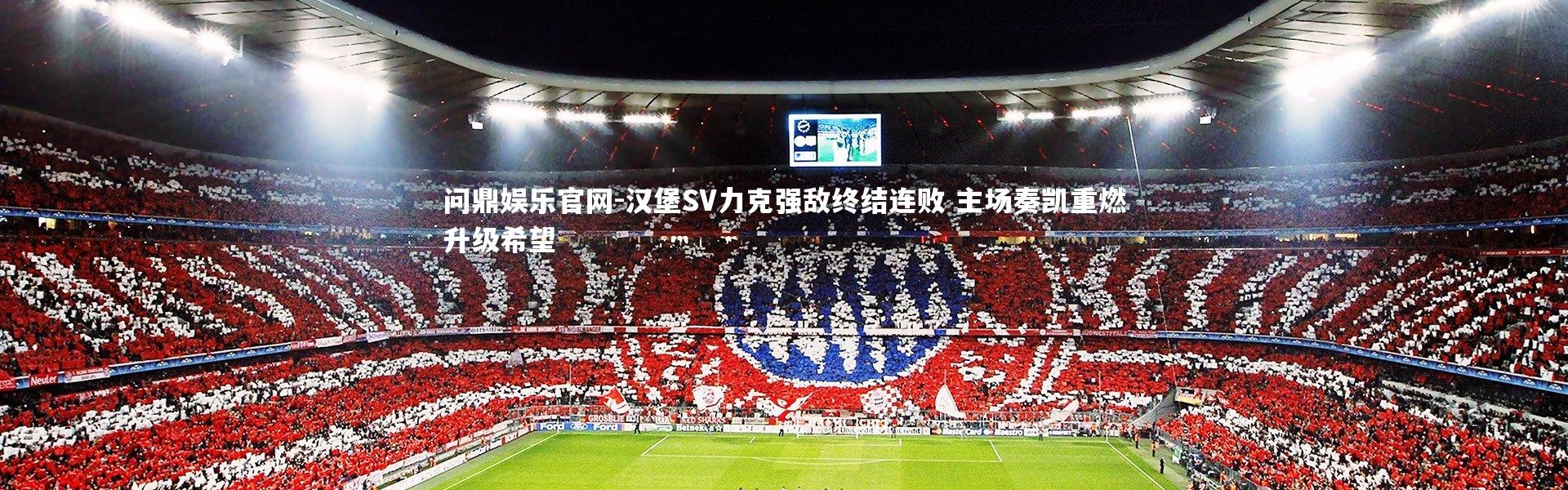 问鼎娱乐官网-汉堡SV力克强敌终结连败 主场奏凯重燃升级希望